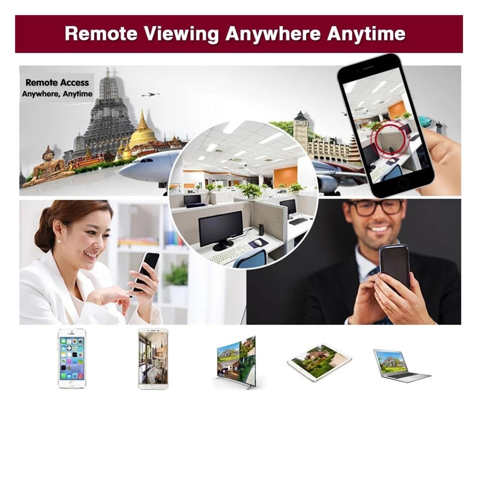 Sistema di sicurezza CCTV a cupola 16CH 5MP AHD H.265