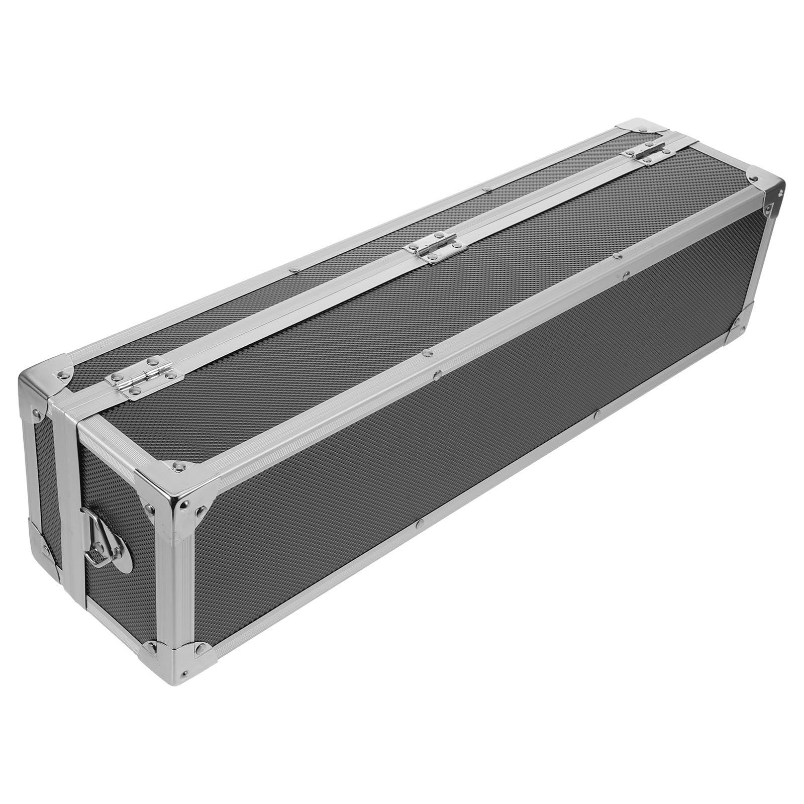 HOMSFOU Tragbarer Aluminium Messerkoffer mit Abschließbarem Hartschalenetui Aufbewahrungsbox für Messer und Kochutensilien Robust für Outdoor und Küchengebrauch