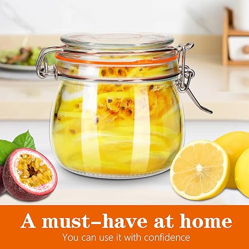 Miniatura 11 de 12 juntas de silicona para tarros de 3.7 pulgadas, anillos de goma para frascos de vidrio, junta de repuesto de silicona hermética para frascos