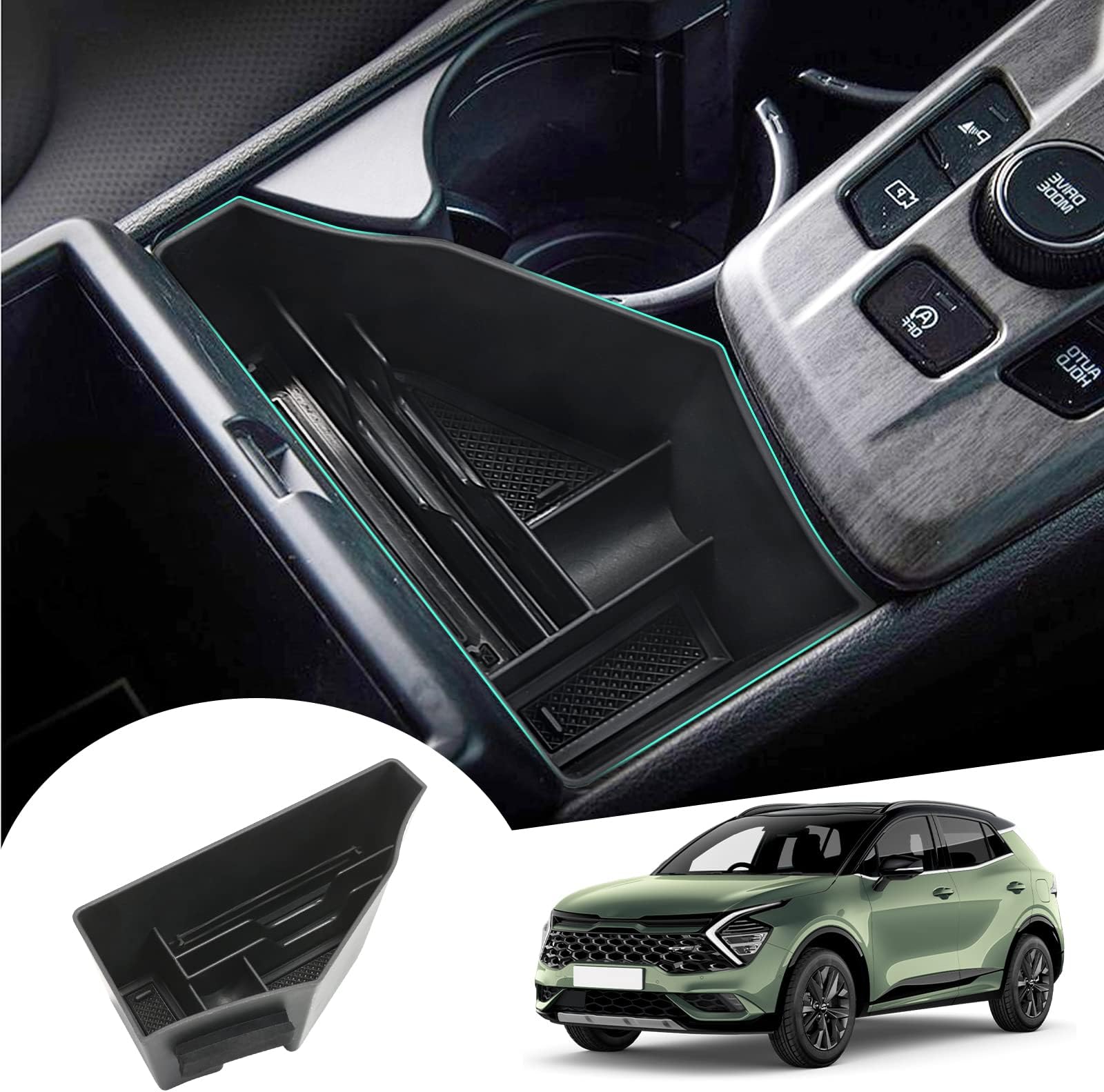 AGAATI Car Visor Sunglasses Case For Kia Sportage NQ5 2023, ABS - View #8