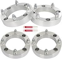 Vista 6 de SCITOO 2 espaciadores de rueda de 1.5 pulgadas, 4 x 156 de diámetro de 5.157 in, 12 x 1.5 pulgadas, adaptadores de espaciadores de rueda de 4