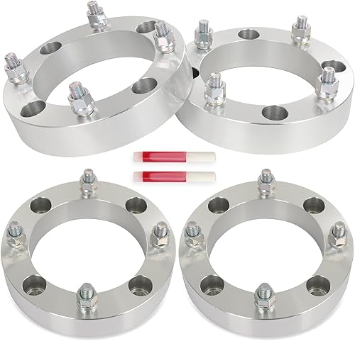 Miniatura 6 de SCITOO 2 espaciadores de rueda de 1.5 pulgadas, 4 x 156 de diámetro de 5.157 in, 12 x 1.5 pulgadas, adaptadores de espaciadores de rueda de 4