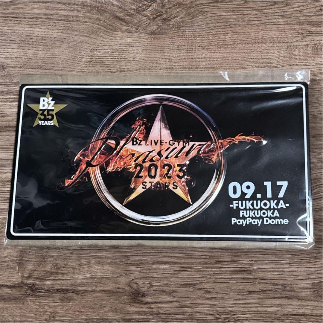 B'z メモリアルプレート B'z LIVE-GYM Pleasure 2023 -STARS-｜GOODS