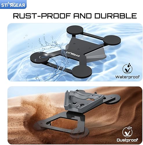 Miniatura 4 de Starlink Mini Mount, magnético con bases magnéticas de alta resistencia de 200 libras, Starlink Mini accesorios con cerradura Starlink Mini Mount