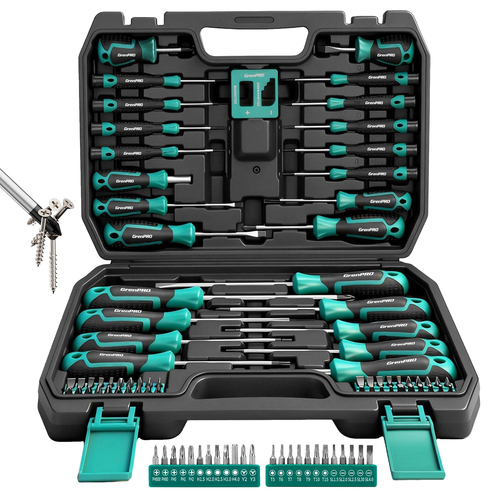 Complete Screwdriver Kit PH Torx Hex Slotted Tools