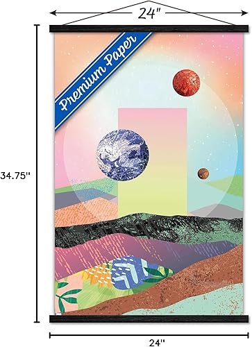 Miniatura 91 de Trends International Abstract Space Wall Poster with Magnetic Frame