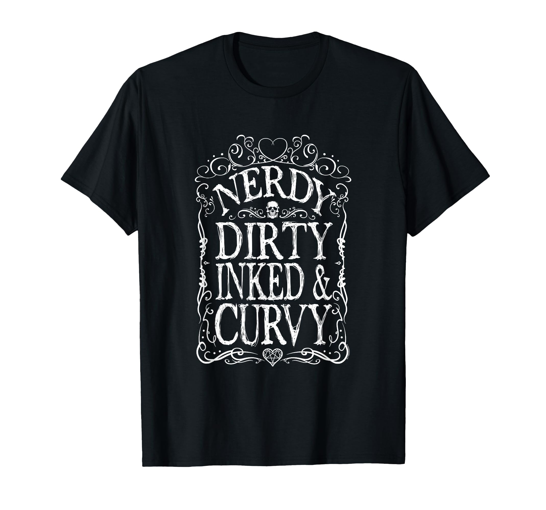 Grindstore OriginalsNerdy Dirty Inked & Curvy T-ShirtOEKO-TEX STANDARD 100