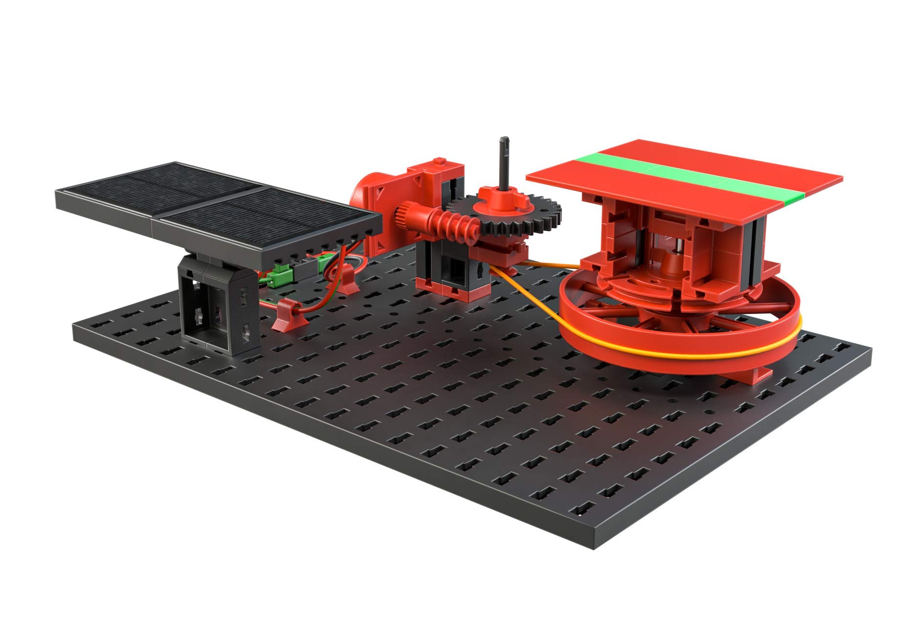 fischertechnik 559879 Profi Green Energy – Bausatz für Kinder ab 9 Jahren, Experimentierkasten für Solar & 559880 Profi H2 Fuel Cell Car, wasserstoffbetriebenes Fahrzeug zum Zusammenbauen