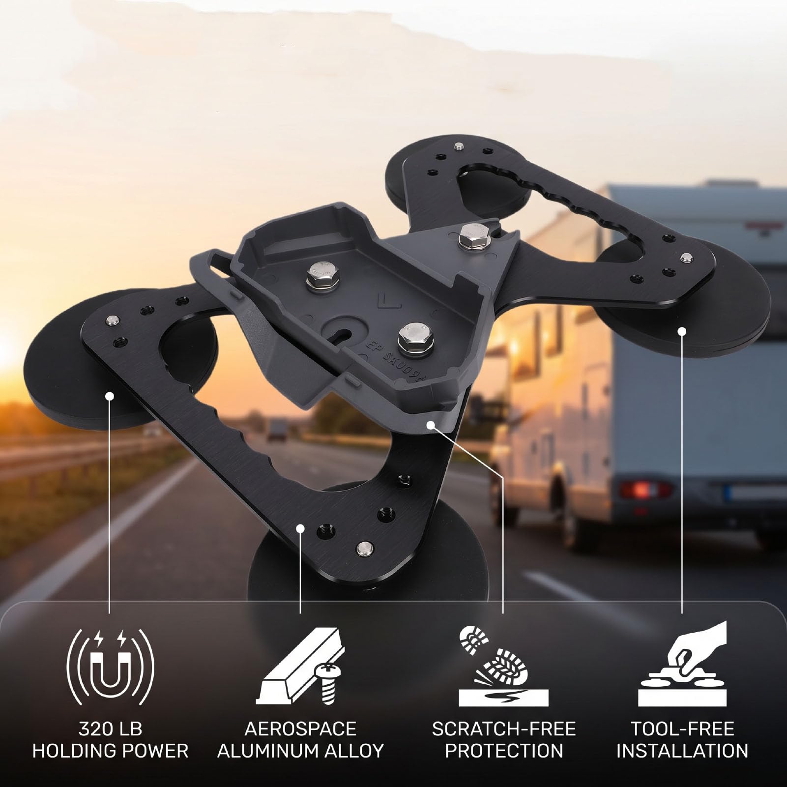 Garosa Soporte de Techo Magnético Apto para Antena Parabólica Gen3 Mini X