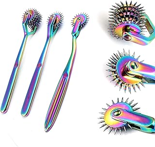 Precise Canada: 3 Wartenberg Neurological Pin Wheel Pinwheel 1, 2, 5 Head Diagnostic Multi Color Rainbow