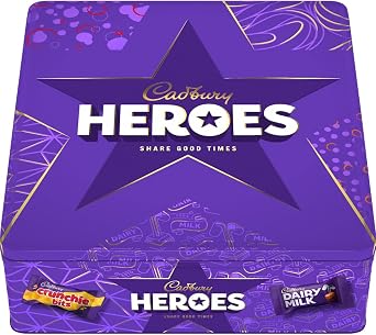 Cadbury Heroes Tin, Filled with Your Festive Chocolate Favourites, Perfect for Sharing, 700 g Pack of 1