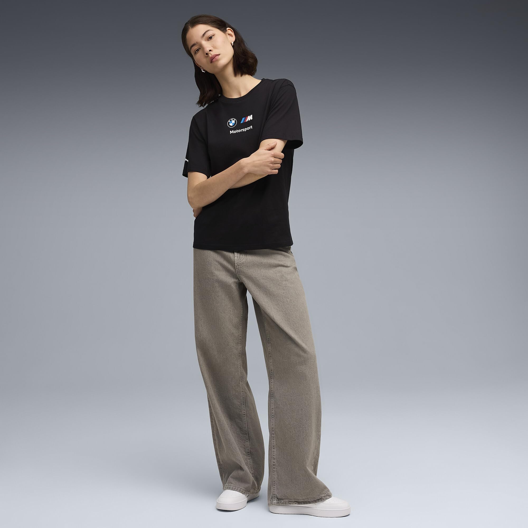 PUMA BMW MMS WMN Ess+ Logo Tee II T-Shirts Femme (Lot de 1)