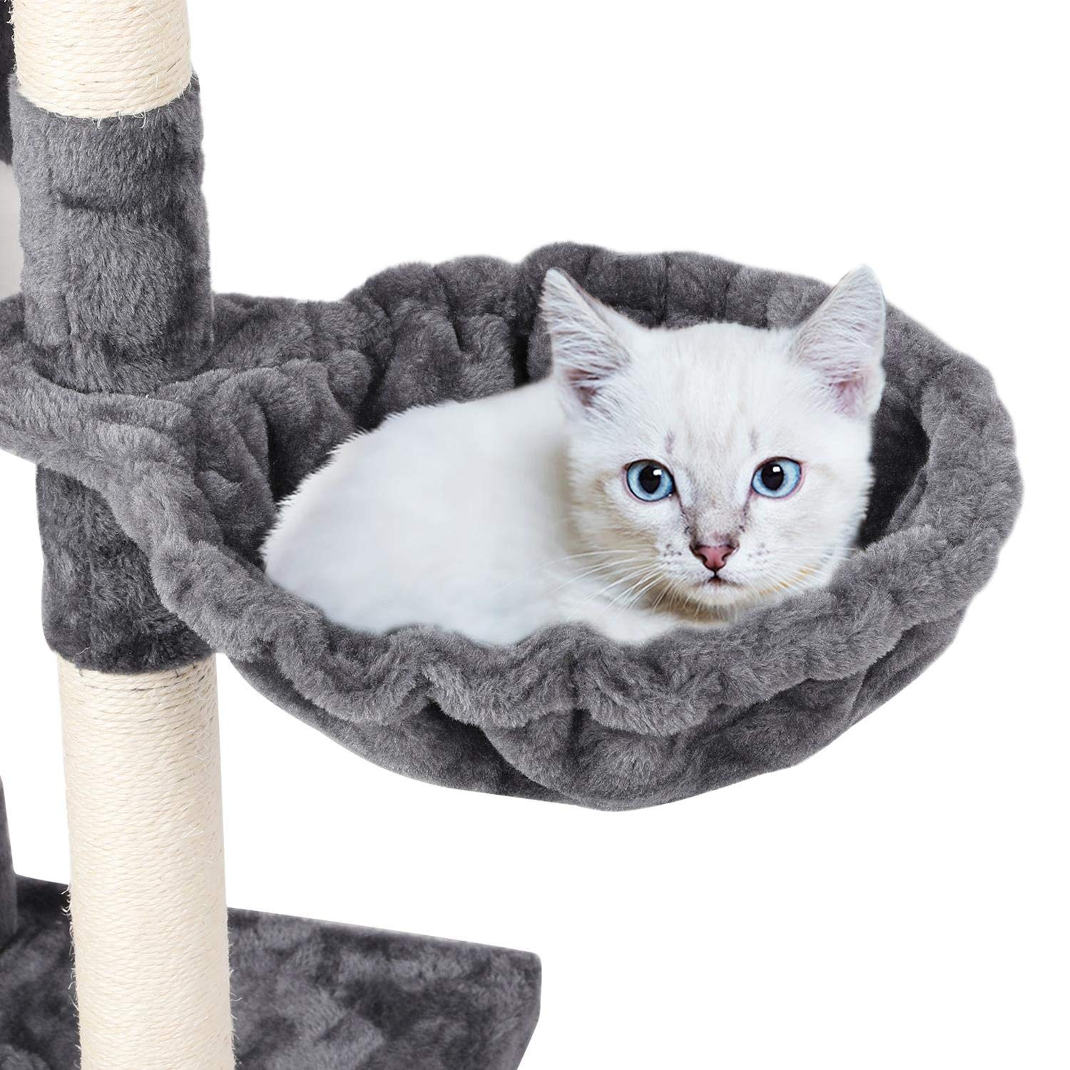 Yaheetech Cat Tree Tower Floor to Ceiling 228255cm Height Adjustable