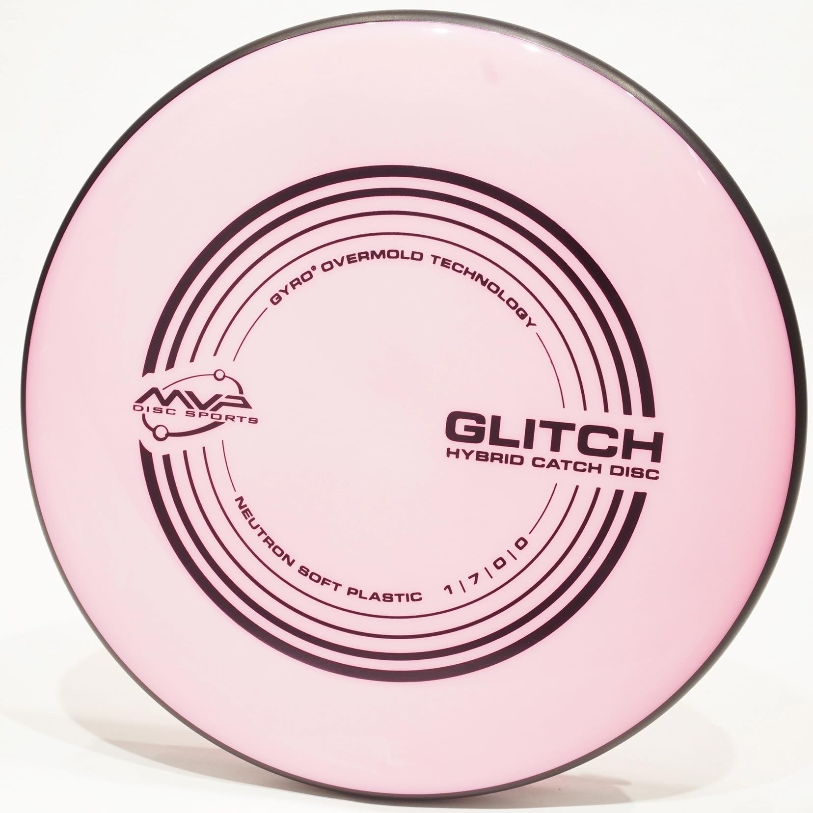 MVP Disc Sports Glitch (Neutron Soft) Hybrid Approach and Catch Disc, Pick Color/Weight [Stamp & Exact Color May Vary] Pink 150-159 Grams