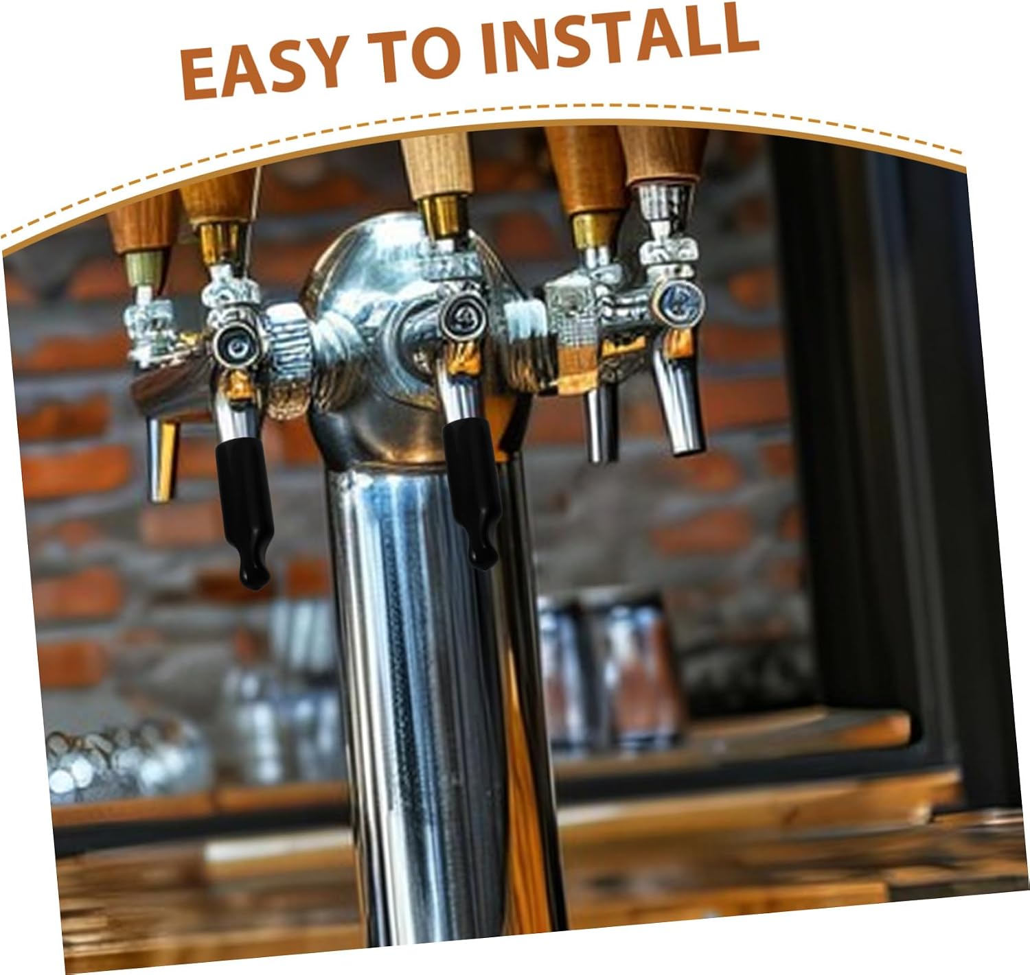 2pcs Beer Faucet Covers Beer Tap Dust Covers Kegerator Accessories Bar Supplies