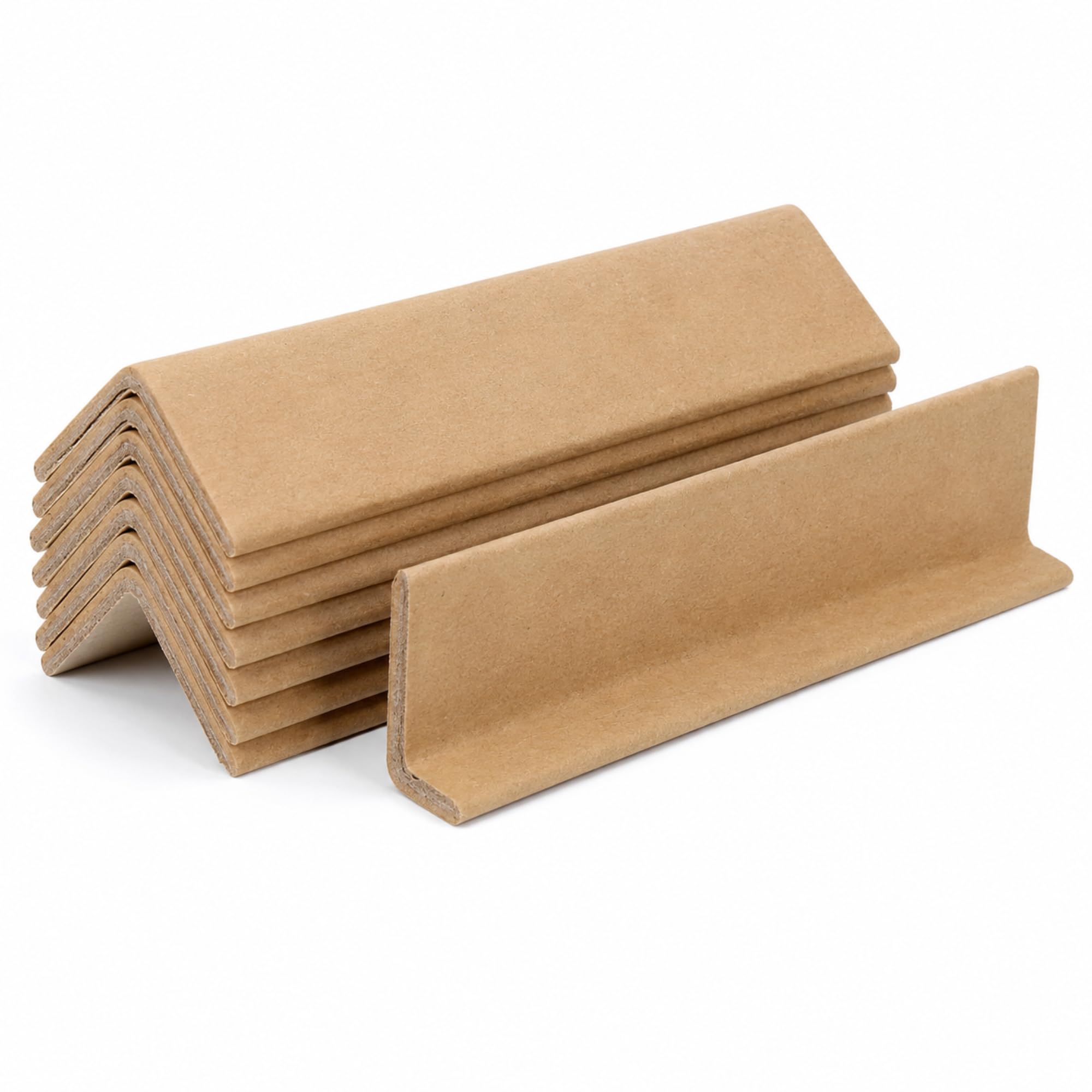 Bargain House Brown Cardboard Edge Protectors For Strapping, Pack Of 40