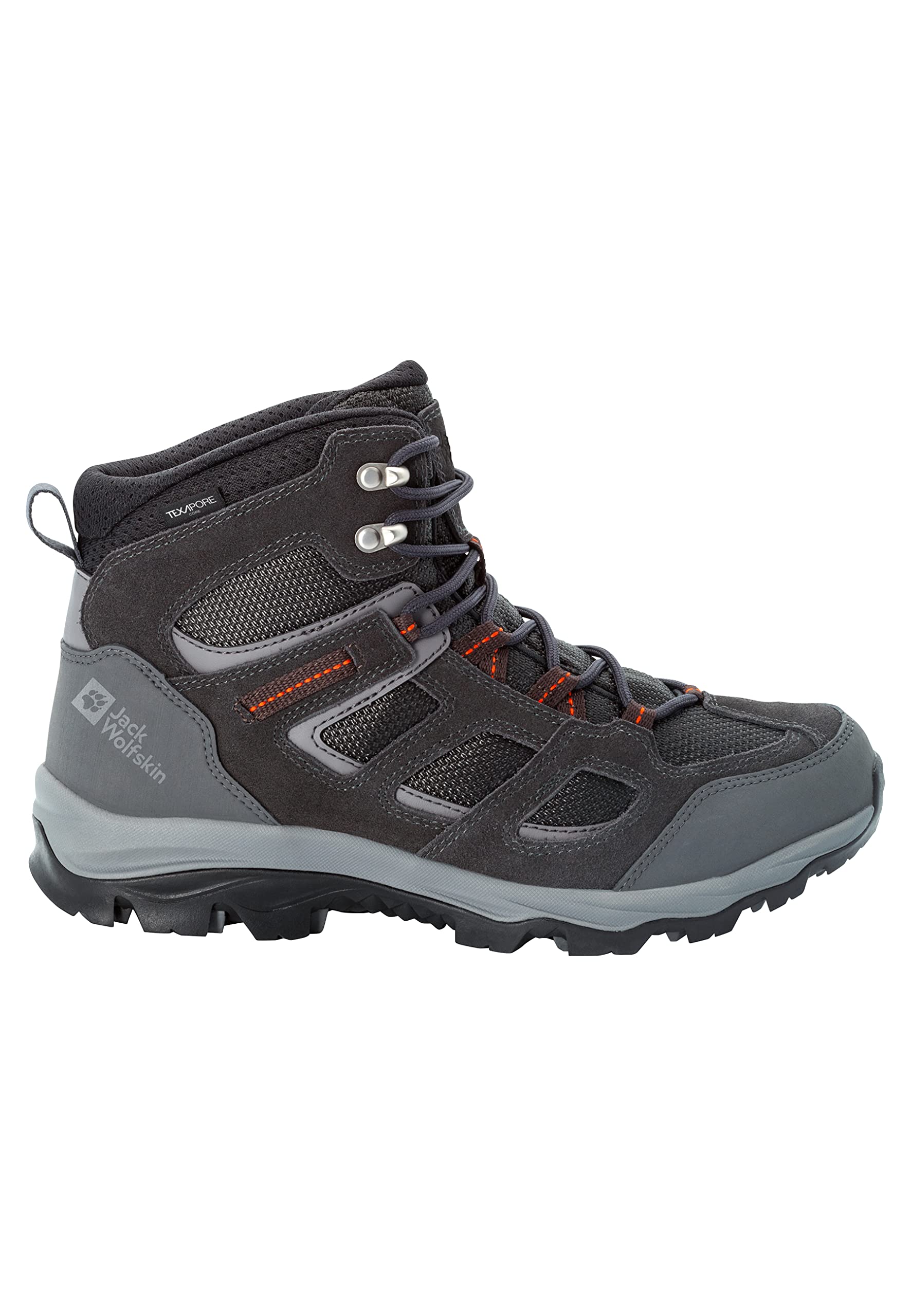 Jack Wolfskin Herren Vojo 3 Texapore Mid M, Grey Orange, 39.5 EU