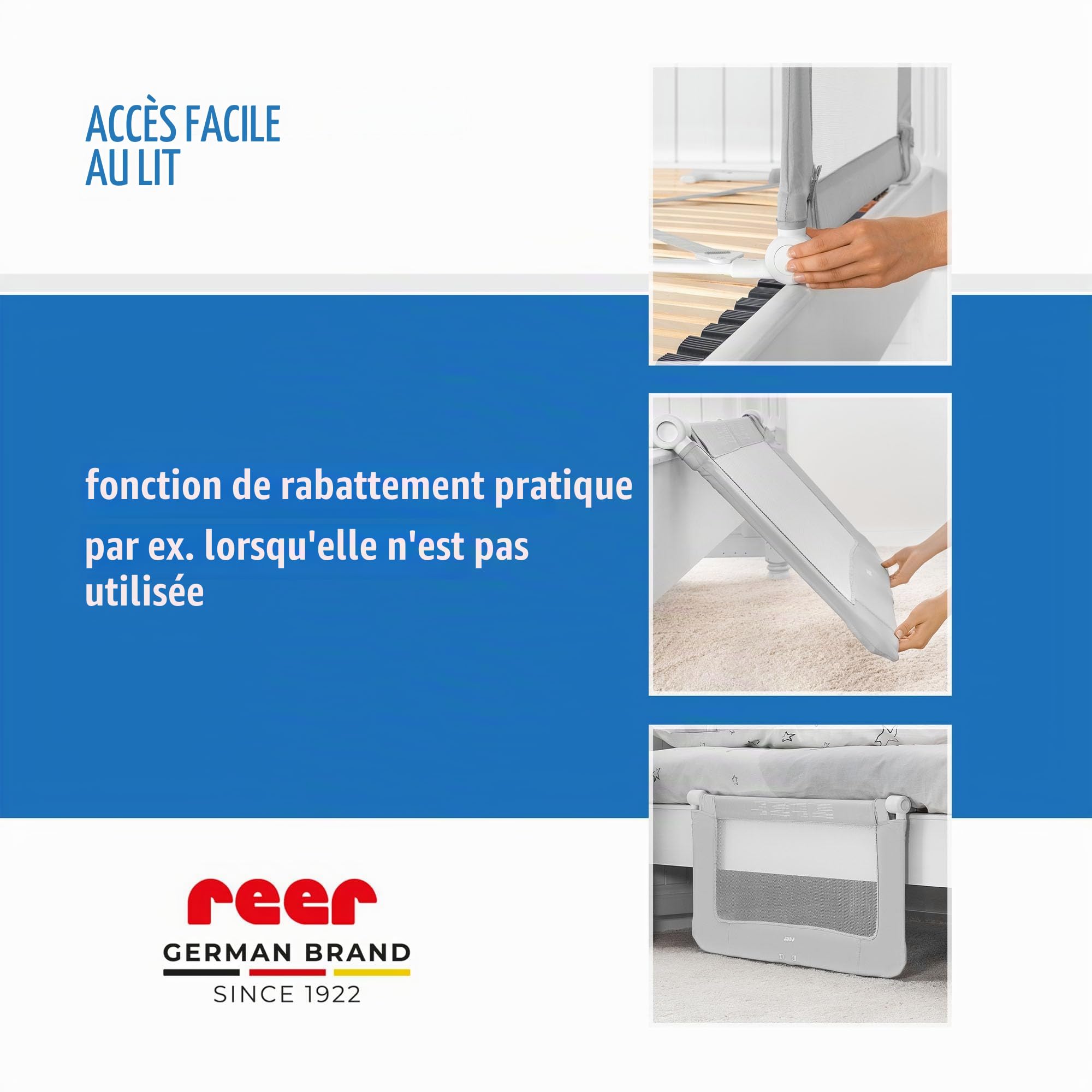 Reer 45020 bymy Side Lit Grille, XL, 150 cm