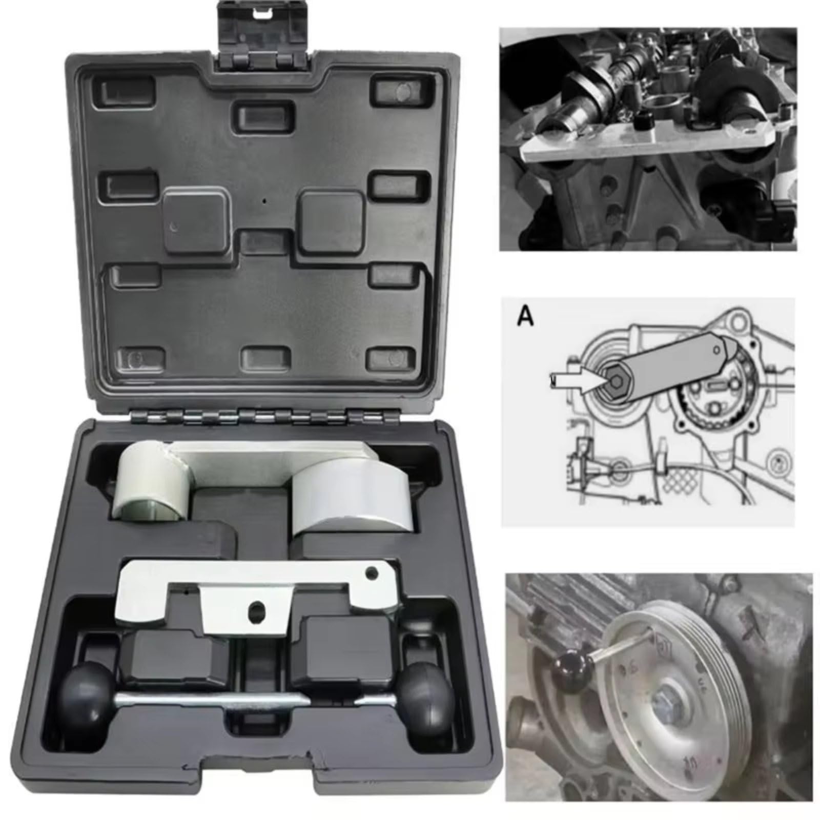Per Porsche 911 996 997 2001 2002 2003 2004 2005 2006 2007 2008 2.7/3.2/3.4/3.6L Set Strumenti Per La Messa In Fase Bloccaggio Dell'albero A Camme Del Motore Kit Attrezzi Per Fasatura