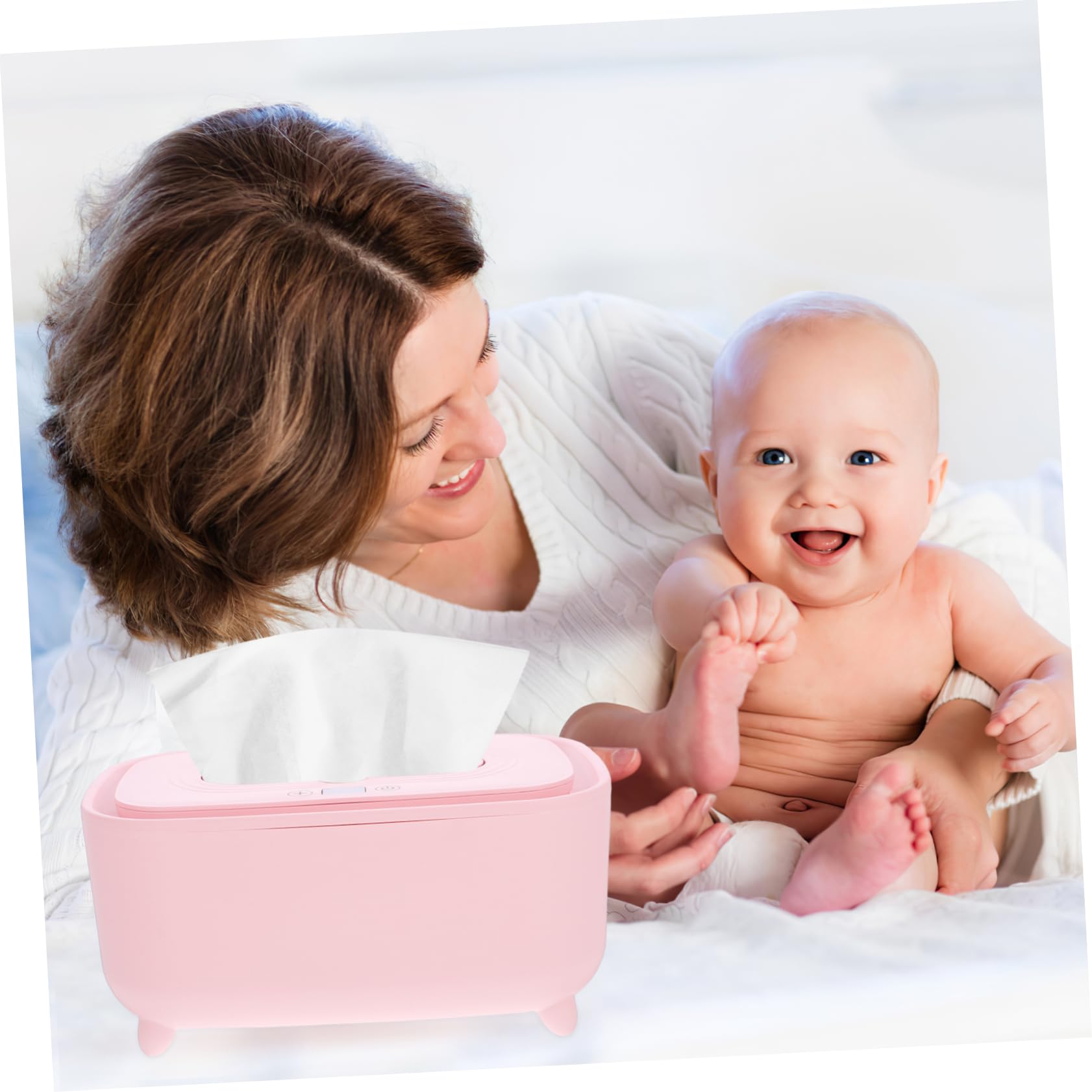 Abaodam Chauffe-lingettes pour Distributeur Portable USB Chauffe-lingettes de Voyage pour Bébés