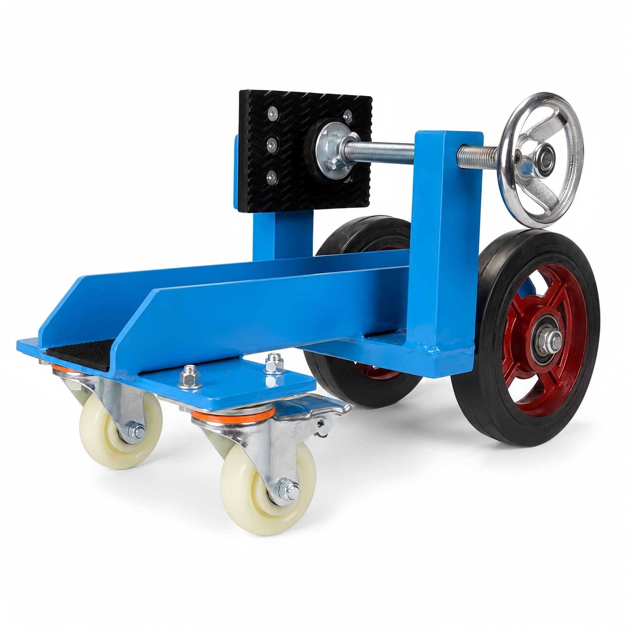 Plattenwagen mit U-Kanal for Glas, Stein und Holzplatten | Gummi-Kontaktpads säumen die Klemmrückseite und den Kanal(12cm/4.7in)