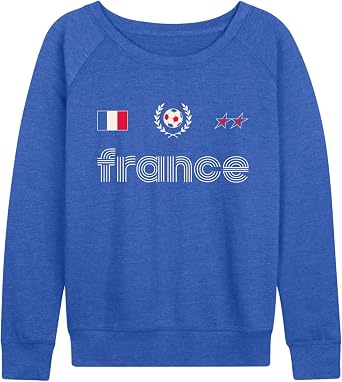 Instant Message - France Soccer Jersey - Womens Pullover