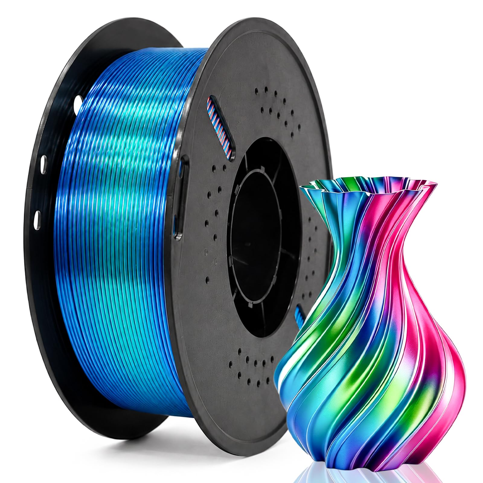 Multicolor Glow in the Dark 3D Printing Filament -26 Multicolor Glow in the Dark 3D Printing Filament -26