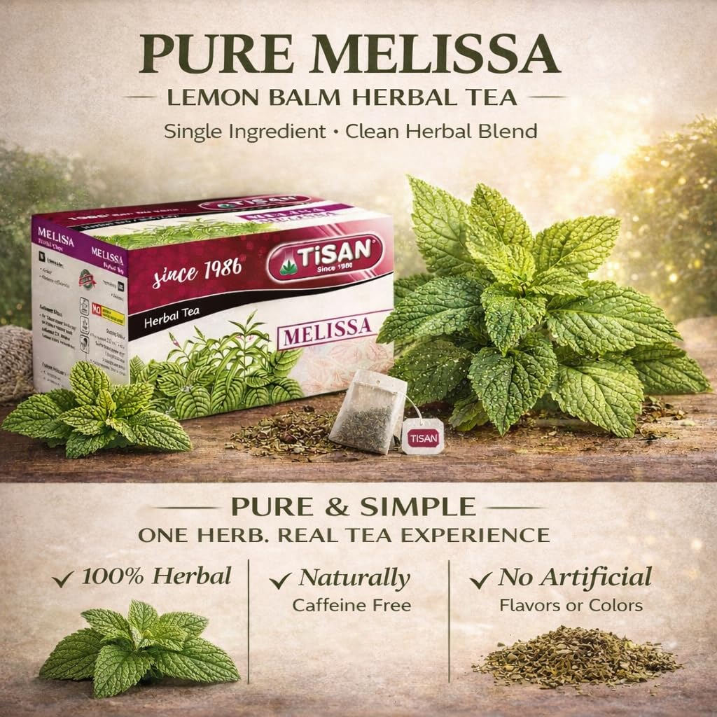 Amazon.com : Tisan Melissa Tea (Lemon Balm) – 40 Individually