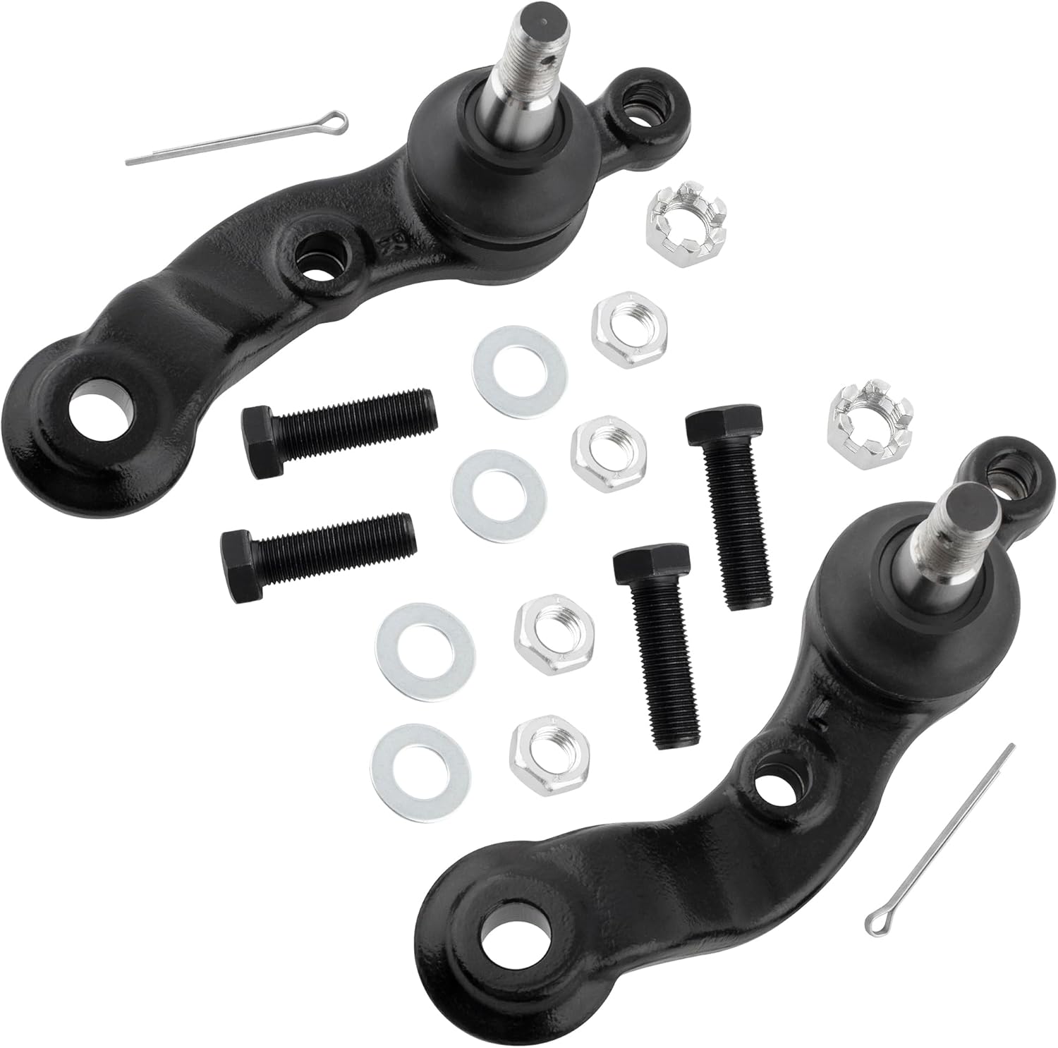 K90256 K90257 K90260 K90261 K80596 Front Stabilizer Sway Bar Links Upper & Lower Ball Joints for Toyota Tacoma 1998-2004, Pack of 6