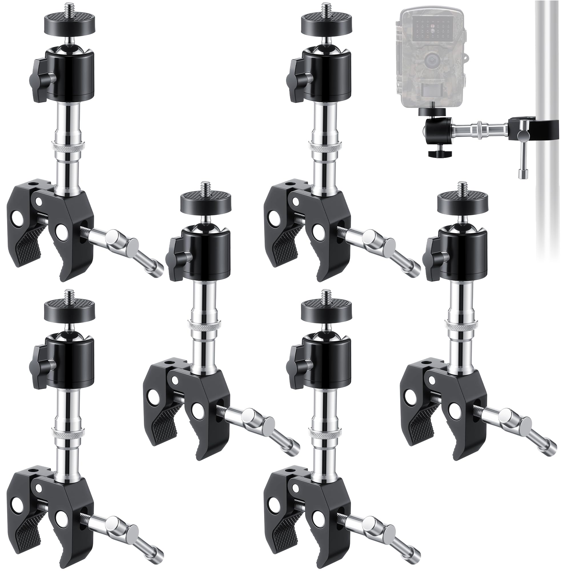 6Pcs T Post Trail Camera Mounts, Trail Camera Mounting Bracket