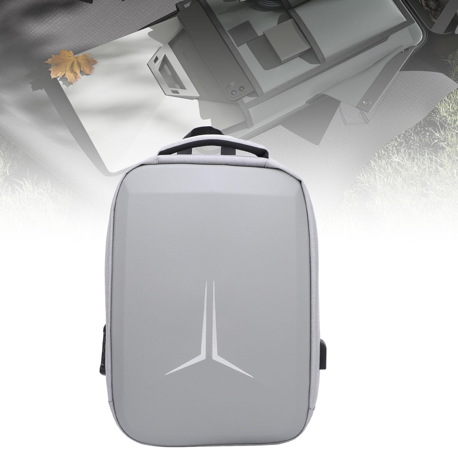 Acouto Torba Podróżna Satellite Torba Podróżna z Zabezpieczeniem Przed kradzieżą Plecak na Laptopa Akcesoria do Routera Dish Router Miejsce do Przechowywania z Portem ładowania USB Wodoodporny