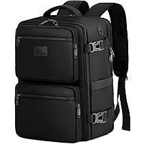 LYNXCHER Zaino Ryanair 40x20x25 da Viaggio Aereo Bagaglio a Mano 20L per Uomo e Donna Borsa da Cabina 14 Pollici Porta PC Nero