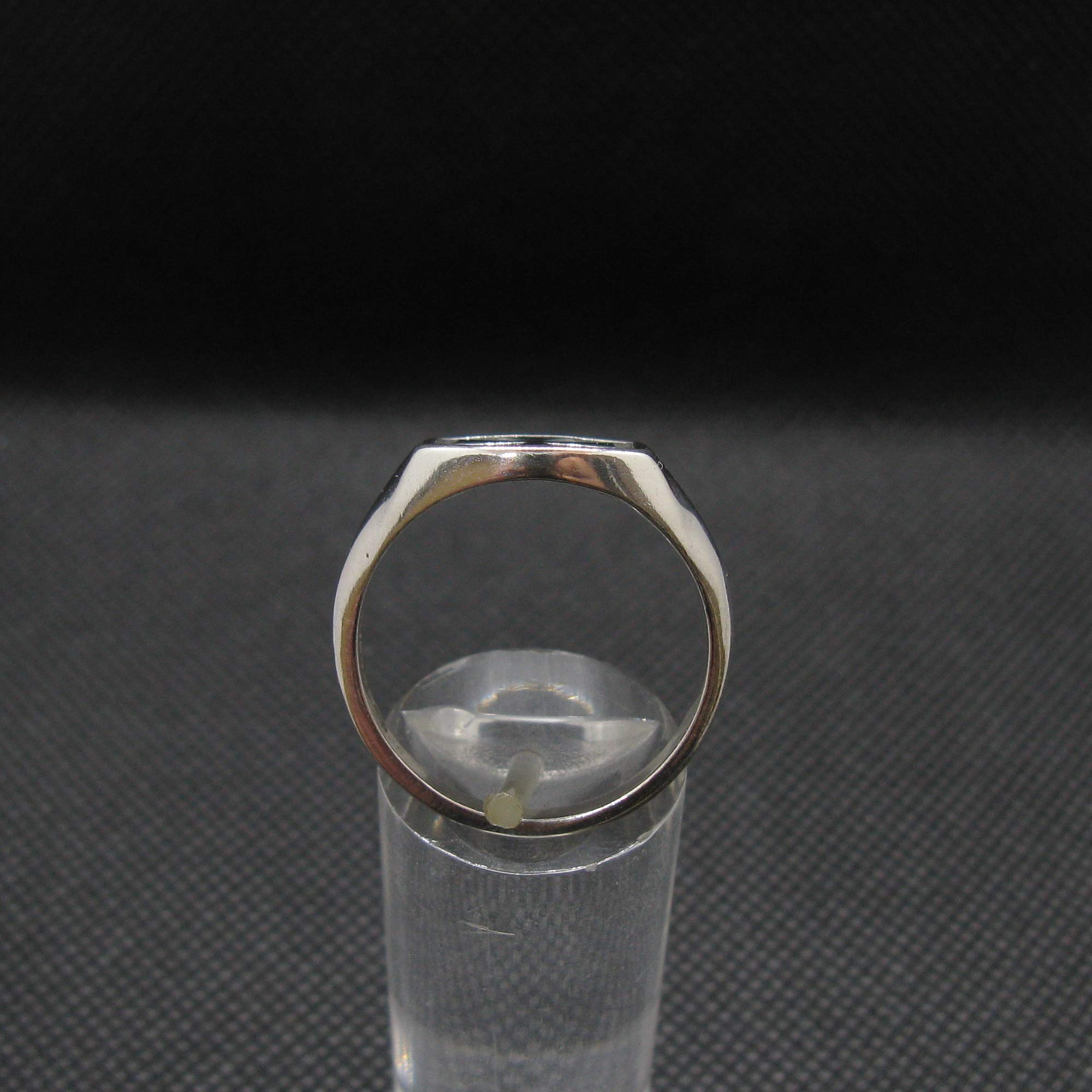 Anillo de Plata de Lay Sólido Estampado 925 Cruz de Malta R002087 Empress