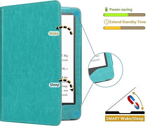 Miniatura 7 de RSAquar Funda para Kindle Paperwhite de 11 generación de 6.8 pulgadas y edición Signature 2021, funda de piel sintética de alta calidad con