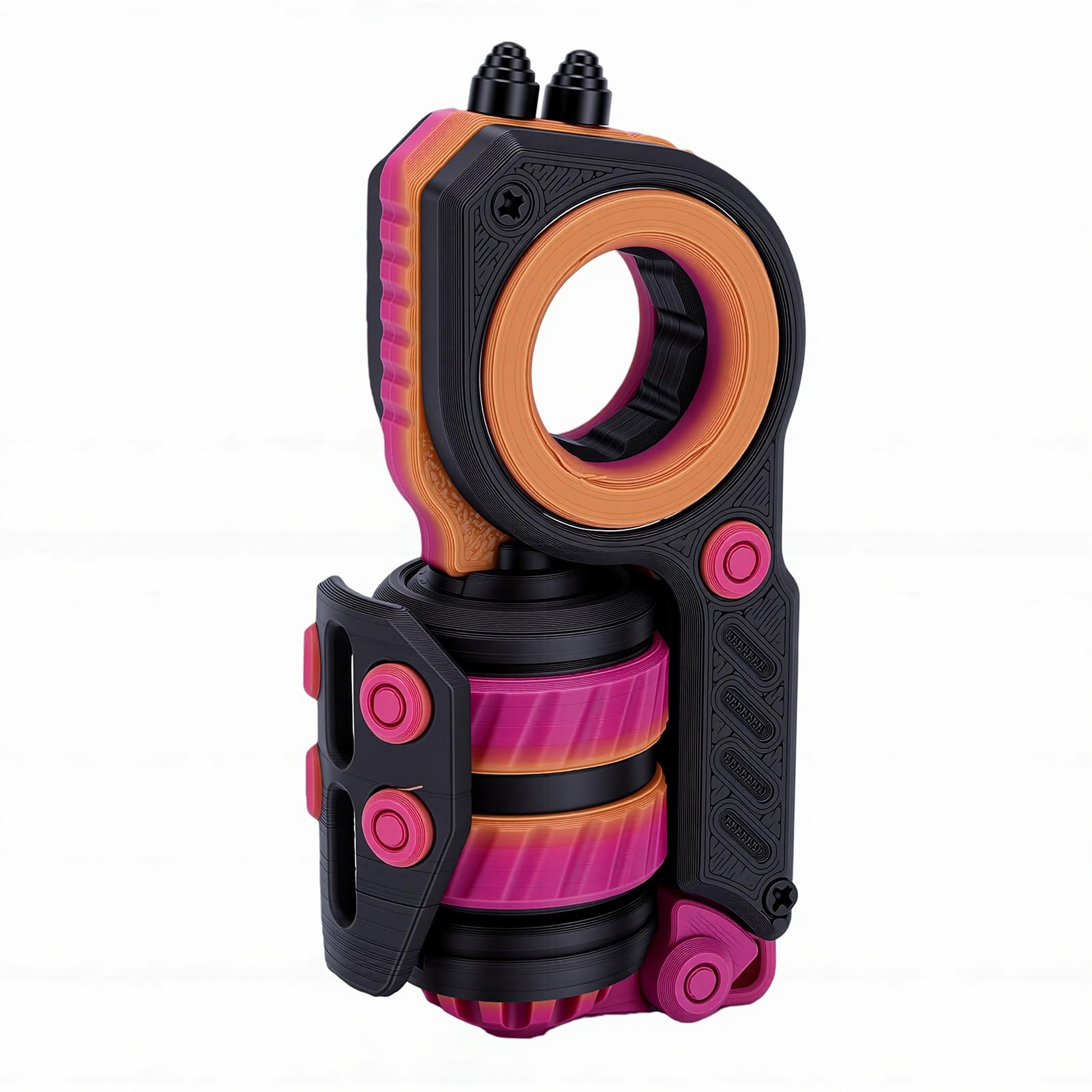 Jiawu Zmysłowa Zabawka Fidget, materiał PLA Wiele Trybów Zabawy Fidget Slider Zabawka, Suwak na Palcu z Koralikami Magnetycznymi Dźwięki Toczenia dla Dorosłych Nastolatki Biuro Klasa