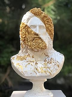 Zeus Bust Statue, Greece Bust, Zeus God but Gold, Pop Art Sculpture, Greek Home Decor, Male Bust Sculpture Art, Greece Statue, Statue Decor (Just Zeus)