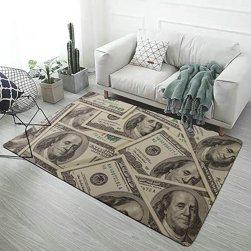 Vista 82 de Alfombra de billetes de cien dólares para niños, niñas, adolescentes, alfombra plegable antideslizante para decoración de habitación, dormitorio