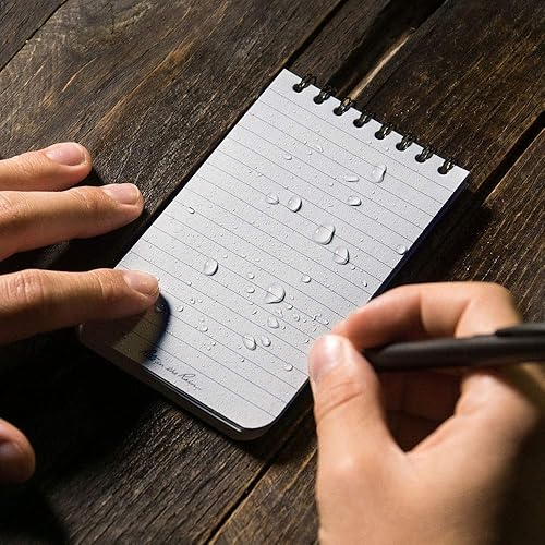 Miniatura 157 de Rite in the Rain - Cuaderno con espiral superior resistente a la intemperie, 3 x 5 pulgadas, cubierta de camuflaje de hierba tradicional clásico