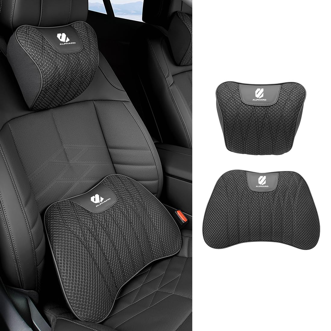 Amazon | 【アルファード 専用】 ランバーサポート 首枕 ALPHARD 専用