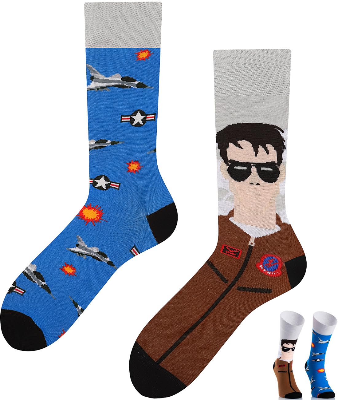 TODO Colours Lustige Socken mit Motiv - Mehrfarbige, Bunte, Verrückte für die Lebensfreude