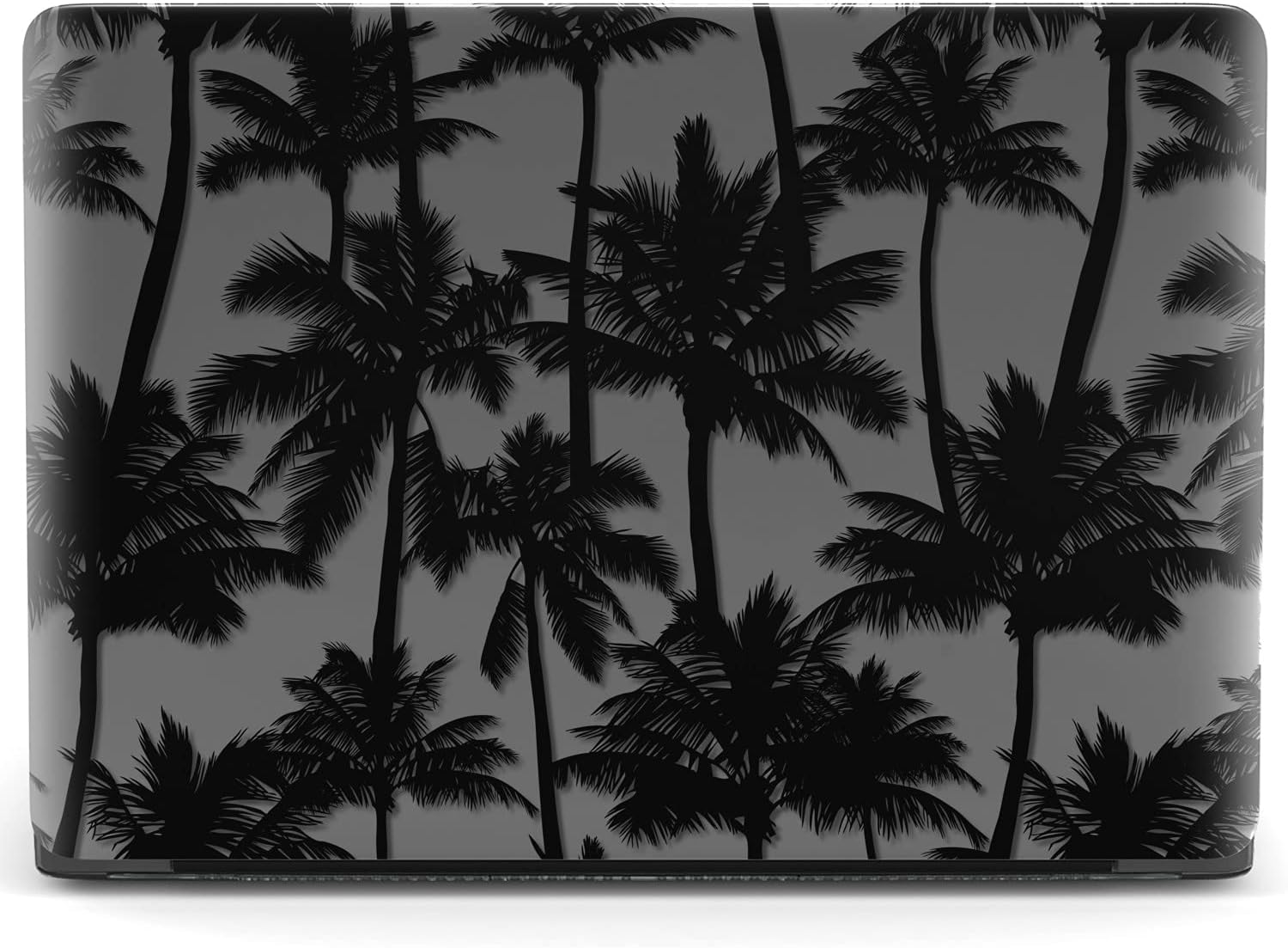 Mertak Hard Case Compatible with MacBook Pro 16 14 Air 15 13 inch M3 M2 M1 Mac 2024 2023 2022 2018 Trees California Clear Laptop Cover Plastic Touch Bar Palms Cool Print Protective Black Tropical