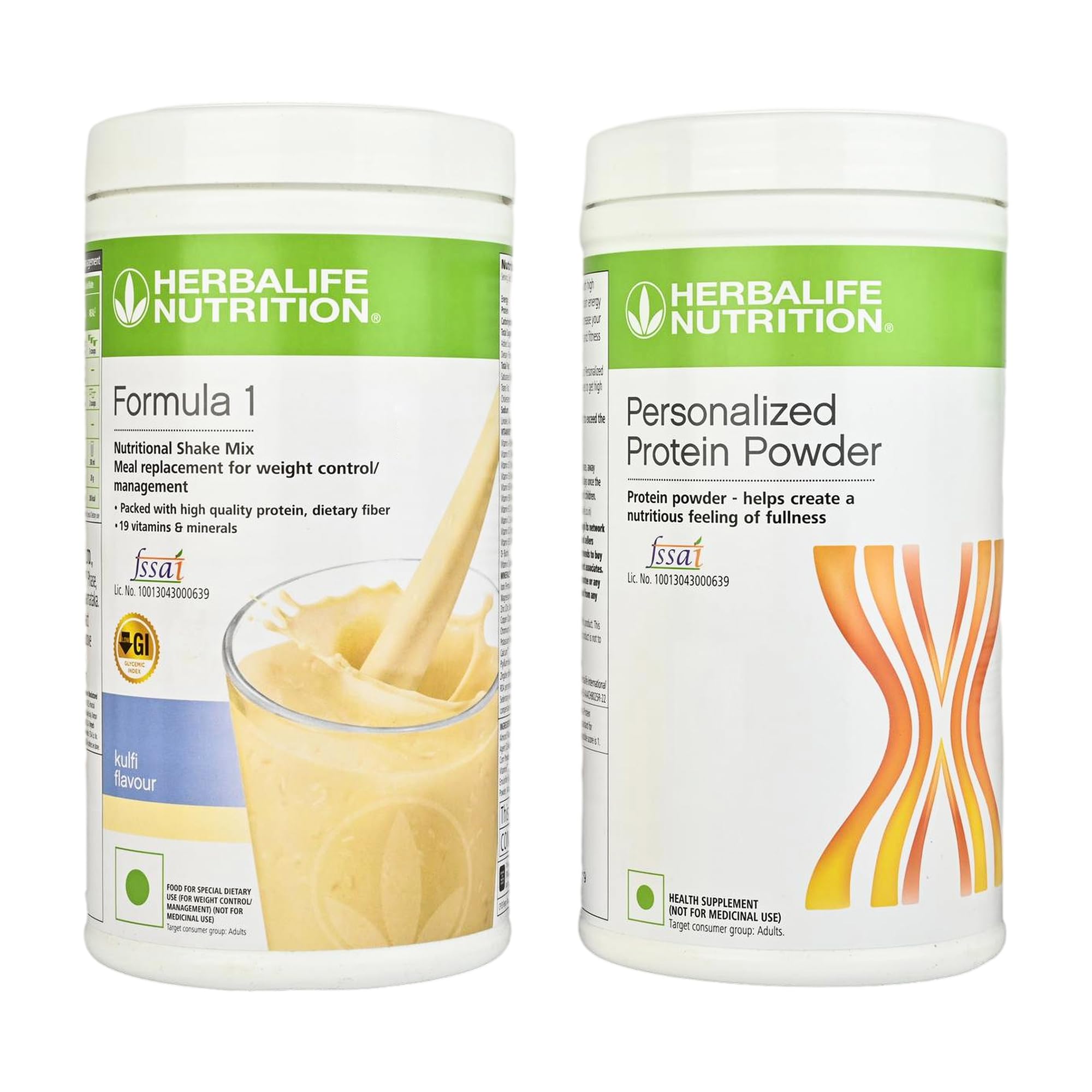 Herbalife Weight Loss Combo Kulfi 500gm + Protein Powder 400gm Plant-Based Protein (900 g, Pack of 2)