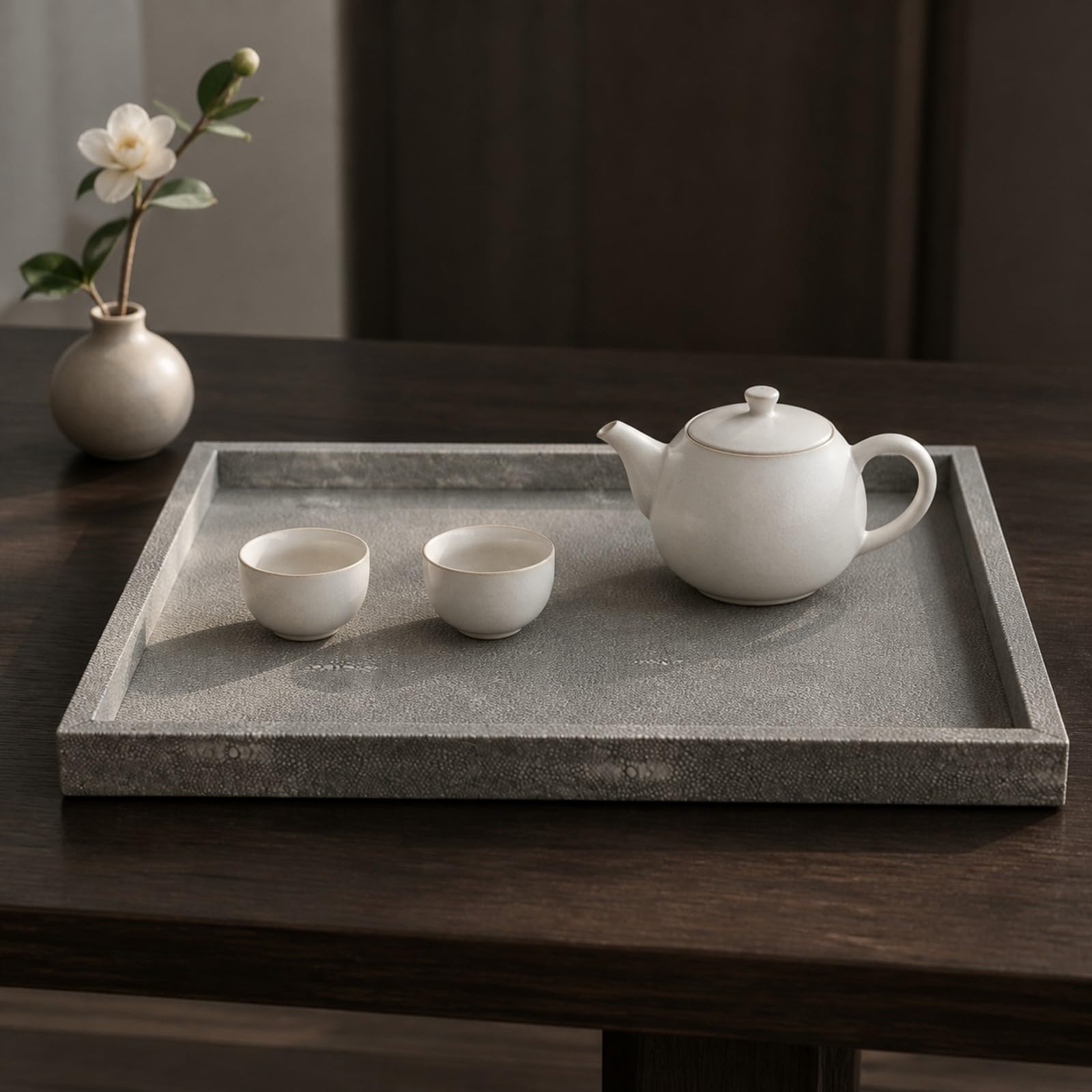 Baoblaze Plateau en Bois Polyvalent | Fait Main, Plateau à Thé en Bois, épuré, pr Entrée, 40x30x3cm