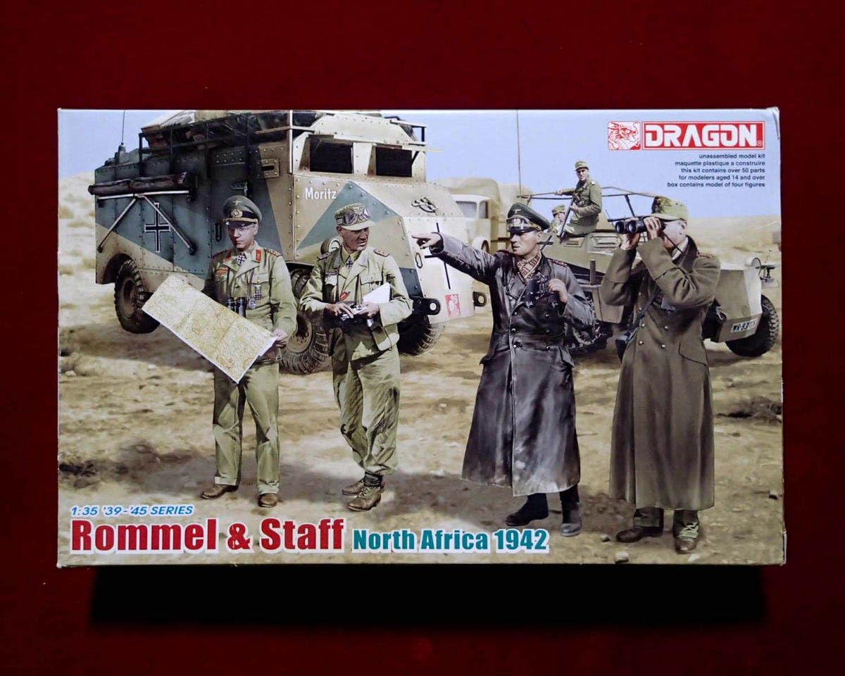 1/35 ドイツアフリカ軍団ロンメル将軍と幕僚達 【公式通販】