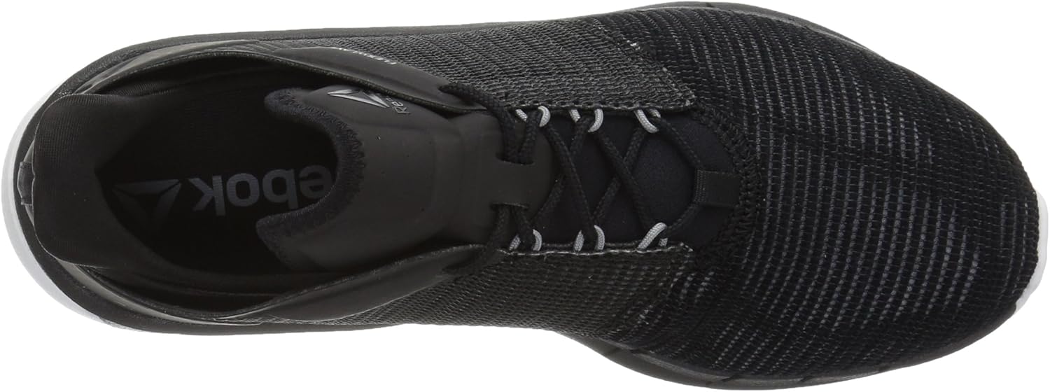 Reebok Women's Fast Flexweave Running Shoes 6.5 Black/Coal/Flint Grey/White