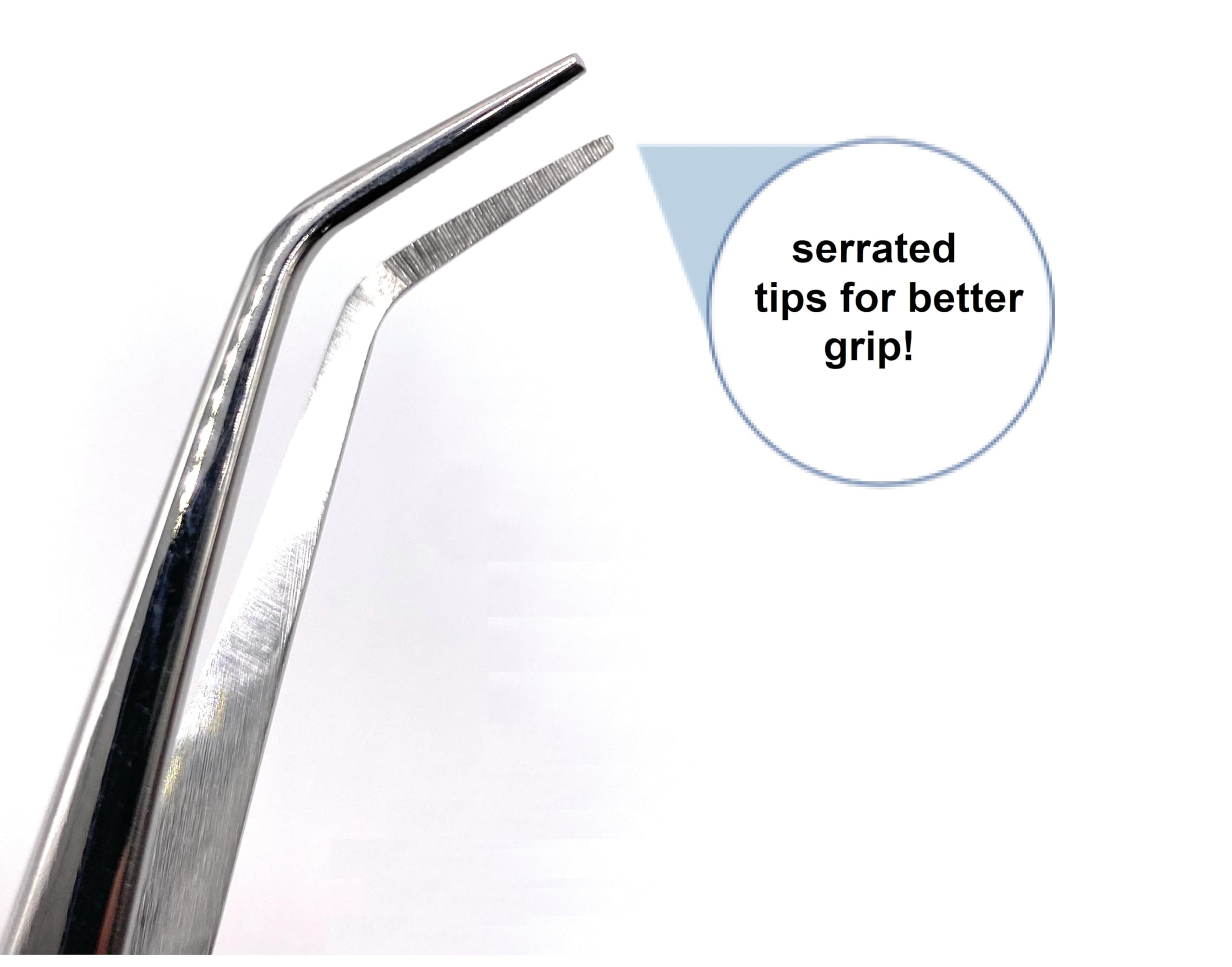 6 inch Forceps for Dissection, Dental Students, Crafting, Electronics, Cotton Pliers Tweezers — Amazon image 2