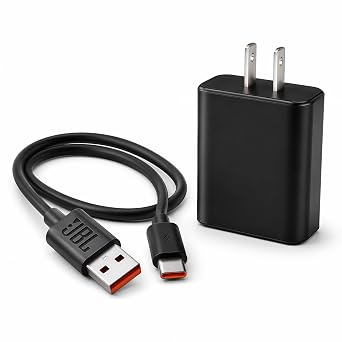 USB-C Charger for JBL Charge 6/5/4, Flip 7/6/5, Pulse 5/4, Clip 5/4, GO 4/3, Xtreme 4, Tune 125TWS/225TWS/230NC/130NC/720BT,Vibe Beam, Endurance Peak 3/2,Bluetooth Speaker Earphone Charging Cable Cord