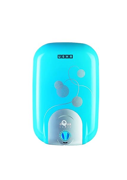 Usha Aquagenie 15 LTR 2000-Watt 5 Star Storage Water Heater (Moonflower Sky Blue)