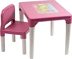Mesa com Cadeira Princesinha Rosa 01.022-02 - Styll Baby