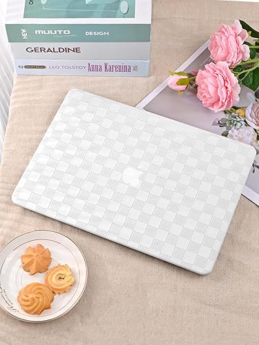 Miniatura 10 de Seorsok Compatible con MacBook Air de 13 pulgadas 2022 2021 2020 2019 2018 versión A1932 A2179 M1 A2337 Touch ID, elegante funda rígida de plástico
